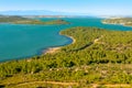 View of the Mediterranean coastline