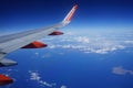 View of the Mediterranean Sea and islands from an airplane flight from Berlin, Germany to Sharm El Sheikh, Egypt.