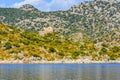 View on the Mediterranean sea and Taurus mountains Royalty Free Stock Photo