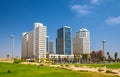 View of the Mediterranean waterfront in Tel Aviv Royalty Free Stock Photo