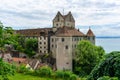 View of Meersburg on Lake Constance with the historic old castle Royalty Free Stock Photo