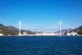 View of Megami Bridge in Nagasaki, Japan