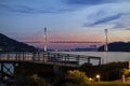 View of Megami Ohashi bridge from Nagasaki Seaside Park