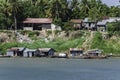 View from the Mekong to the shore area.