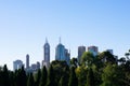 Melbourne skyline view Royalty Free Stock Photo