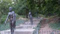 View at the Memorial of the Victims of Communism Prague in the Czech Republic Royalty Free Stock Photo