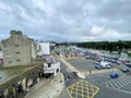 A view of the Menai Straits at Caernarfon