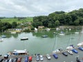 A view of the Menai Straits at Caernarfon