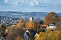 View of Menden in the Sauerland on an autumn day Royalty Free Stock Photo