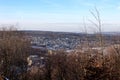 View of Menden in the Sauerland on an winter day Royalty Free Stock Photo