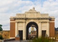 View at Menin Gate Monument (World War Memorial) in Ypres, Belgium Royalty Free Stock Photo