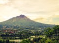 View of Merapi mountain seen from Ketep Pass, Magelang, Indonesia Royalty Free Stock Photo