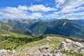 Mercantour National Park on the way to Baus de la Frema, France, Europe. Royalty Free Stock Photo