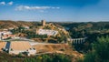 View Of Mertola City With Mertola Castle And Church.