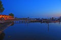 DUSK AT MESSOLONGHI LAGOON - TOURLIDA, GREECE