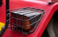 Close-up View of tail lamp of agricultural tractor