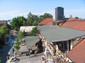 View of Metelkova city, Ljubljana, Slovenia Royalty Free Stock Photo