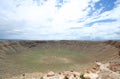 A View of Meteor Crater Royalty Free Stock Photo