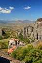 View of Meteora Royalty Free Stock Photo
