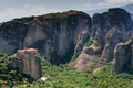 View of the Meteora monasteries. Kalambaka. Greece.