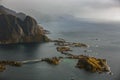 Reine view from Reinebringen, Lofoten, Nordland, Norway Royalty Free Stock Photo