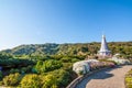 The view from Methanidonnoppha stupa in Inthanon national park Royalty Free Stock Photo