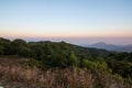 The view from Methanidonnoppha stupa in Inthanon national park