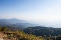 The view from Methanidonnoppha stupa in Inthanon national park