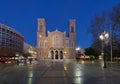 View of the Metropolitan Cathedral of the Annunciation, the Greek Orthodox cathedral of Athens