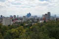 View of Mexico City from Bosque de Chapultepec park