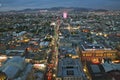 View of Mexico City before sunset Royalty Free Stock Photo