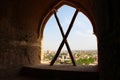 View of Meybod city from Narin Castle, Iran