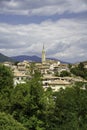 View of Miane, town in Treviso province Royalty Free Stock Photo