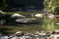 View of middle fork river detail Royalty Free Stock Photo