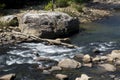 View of middle fork river detail Royalty Free Stock Photo