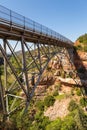 View of the Midgley Bridge over Wilson Canyon. Royalty Free Stock Photo