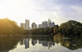 A Midtown Atlanta View from Piedmont Park Royalty Free Stock Photo