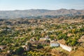 View from the Mijas village to Fuengirola town Royalty Free Stock Photo