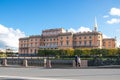 View of Mikhailovsky Castle in Saint-Petersburg, Russia