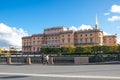 View of Mikhailovsky Castle in Saint-Petersburg, Russia