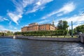 View of Mikhailovsky Castle in Saint-Petersburg