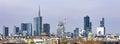 View of Milan skyline with its more important buidings, Italy Royalty Free Stock Photo