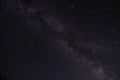 View of the milky way from the Northern hemisphere of the planet Earth. Beautiful bright night starry sky. Many different Royalty Free Stock Photo