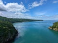 View of Miller Bay and Deception Pass Royalty Free Stock Photo