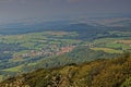 View from the Milseburg hill to the villiage Kleinsassen