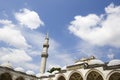 Minaret of Suleymaniye Mosque in Istanbul, Turkey Royalty Free Stock Photo