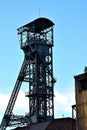 Picture of a mining tower of a coal mine in Vitkovice, Ostrava, Czech Republic Royalty Free Stock Photo