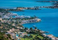 View of Mirabello bay and Elounda, Crete, Greece Royalty Free Stock Photo