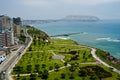 View of Miraflores Park, Lima - Peru Royalty Free Stock Photo