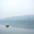 View in the mist of Xihu Royalty Free Stock Photo